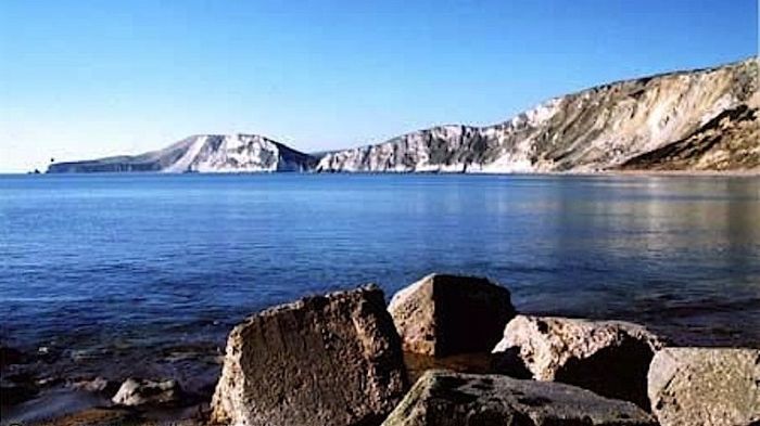 Two more views of Lulworth Cove.